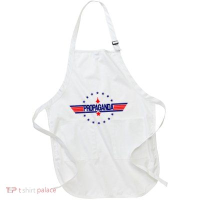 Propaganda Political Top Gun Full-Length Apron With Pockets