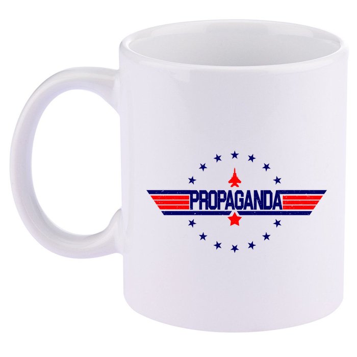 Propaganda Political Top Gun 11oz C Handle Ceramic Mug