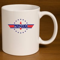 Propaganda Political Top Gun 11oz C Handle Ceramic Mug