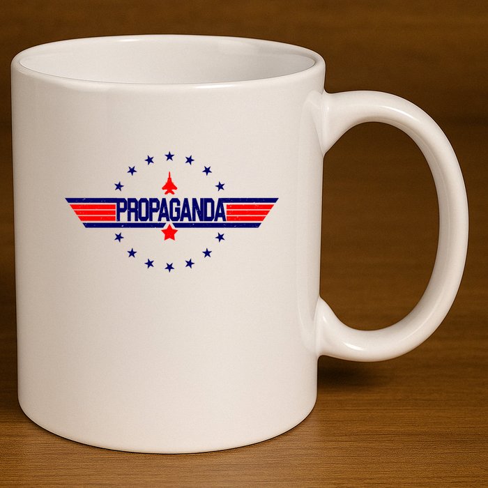 Propaganda Political Top Gun 11oz C Handle Ceramic Mug