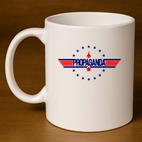 Propaganda Political Top Gun 11oz C Handle Ceramic Mug