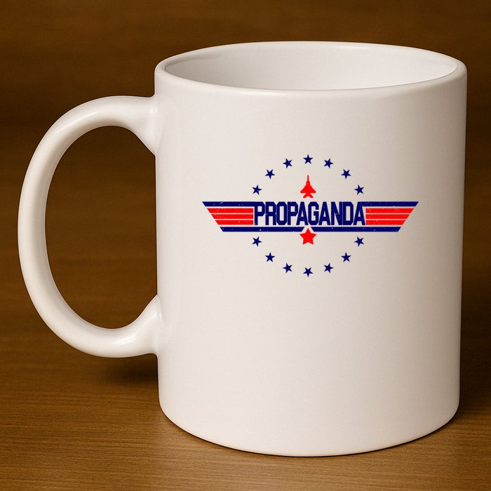 Propaganda Political Top Gun 11oz C Handle Ceramic Mug