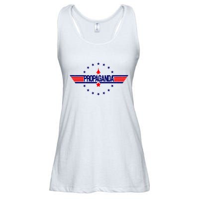 Propaganda Political Top Gun Ladies Essential Flowy Tank
