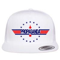 Propaganda Political Top Gun Flat Bill Trucker Hat