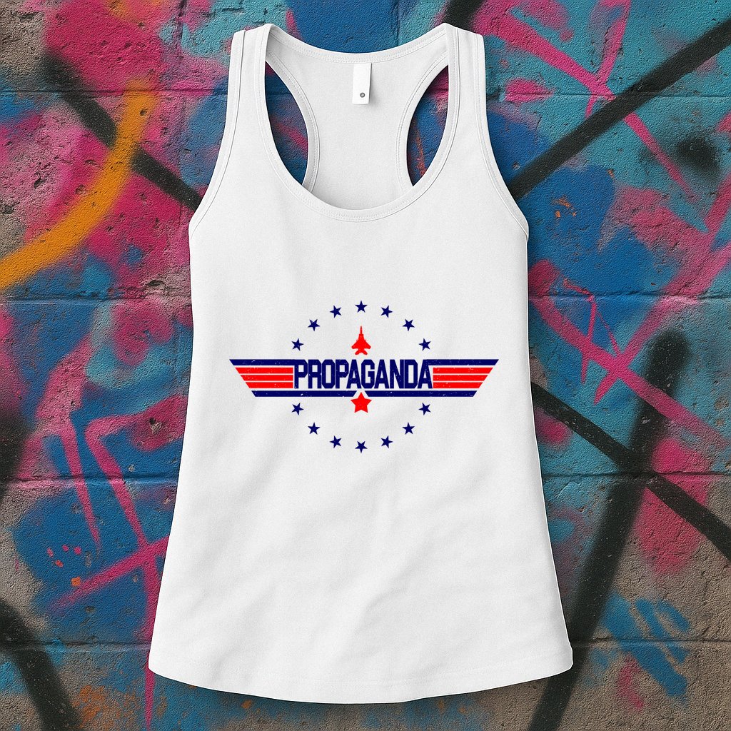 Propaganda Political Top Gun Womens Tank Top