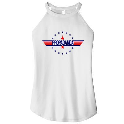 Propaganda Political Top Gun Women's Perfect Tri Rocker Tank