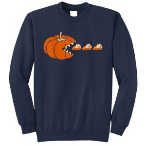 Pumpkin Pie Thanksgiving Day Funny Autumn Fall Season Sweatshirt