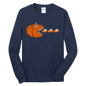 Pumpkin Pie Thanksgiving Day Funny Autumn Fall Season Tall Long Sleeve T-Shirt