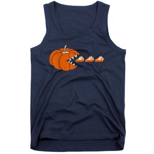 Pumpkin Pie Thanksgiving Day Funny Autumn Fall Season Tank Top