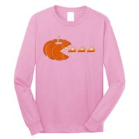 Pumpkin Pie Thanksgiving Day Funny Autumn Fall Season Long Sleeve Shirt