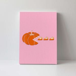 Pumpkin Pie Thanksgiving Day Funny Autumn Fall Season Canvas