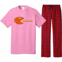 Pumpkin Pie Thanksgiving Day Funny Autumn Fall Season Pajama Set