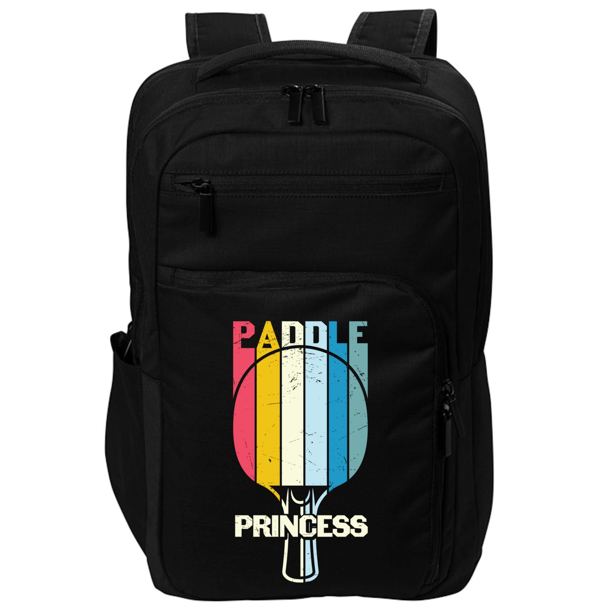 Paddle Princess Table Tennis Mom Funny Ping Pong Cute Gift Impact Tech Backpack