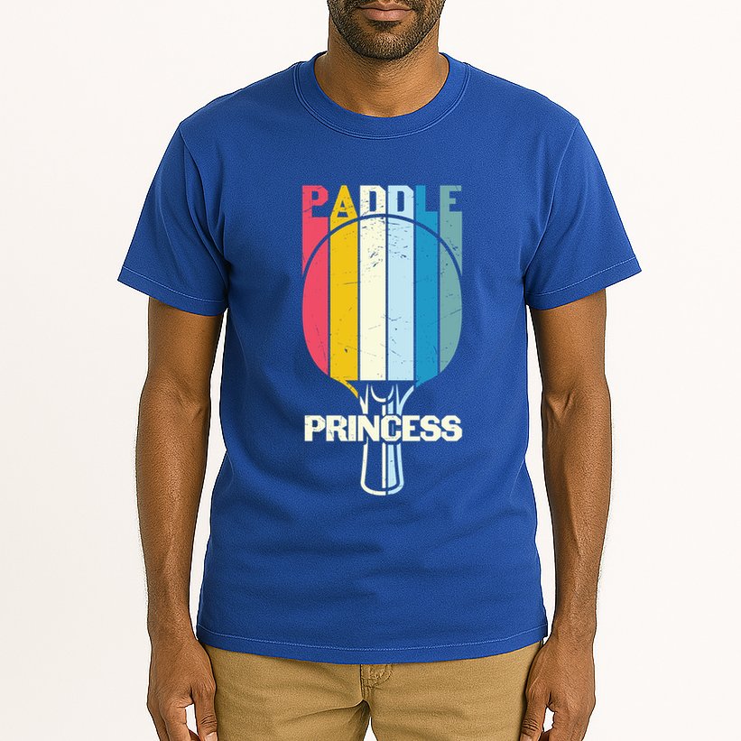 Paddle Princess Table Tennis Mom Funny Ping Pong Cute Gift Tall T-Shirt