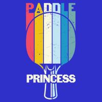Paddle Princess Table Tennis Mom Funny Ping Pong Cute Gift Tall T-Shirt