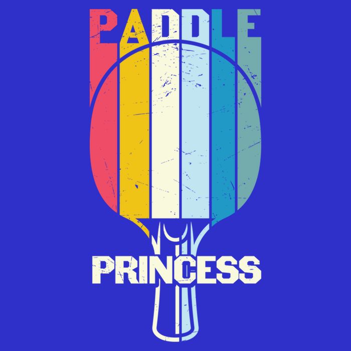 Paddle Princess Table Tennis Mom Funny Ping Pong Cute Gift Tall T-Shirt