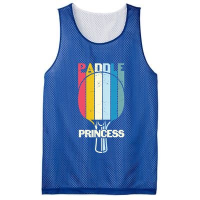 Paddle Princess Table Tennis Mom Funny Ping Pong Cute Gift Mesh Reversible Basketball Jersey Tank