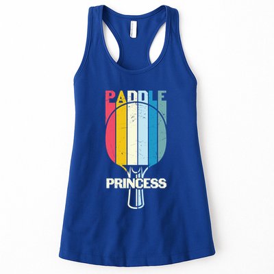 Paddle Princess Table Tennis Mom Funny Ping Pong Cute Gift Womens Tank Top