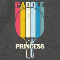 Paddle Princess Table Tennis Mom Funny Ping Pong Cute Gift Vector Backpack