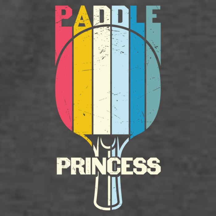 Paddle Princess Table Tennis Mom Funny Ping Pong Cute Gift Vector Backpack