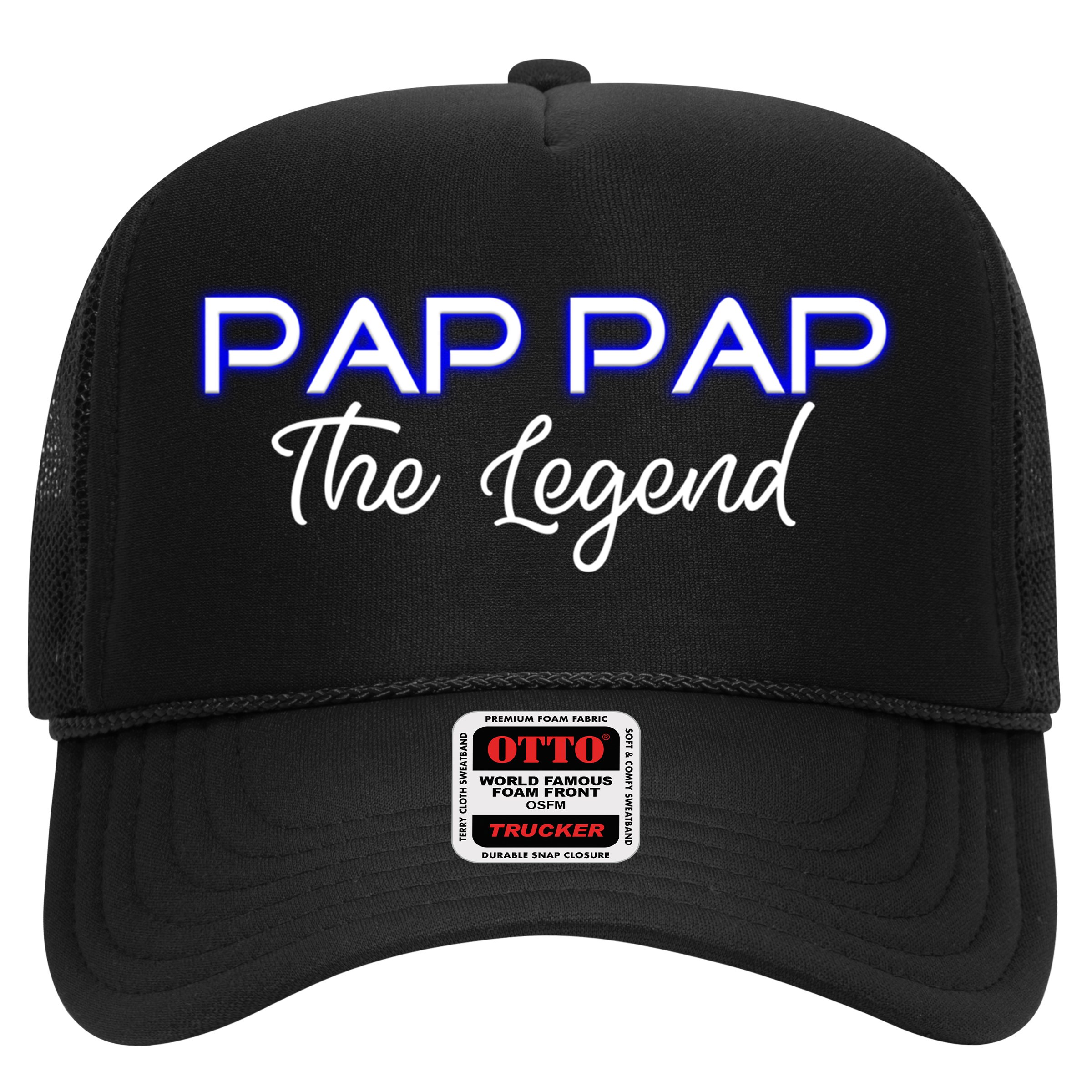 Pap Pap The Legend Gramps Granddad American Grandpa Gift Hat