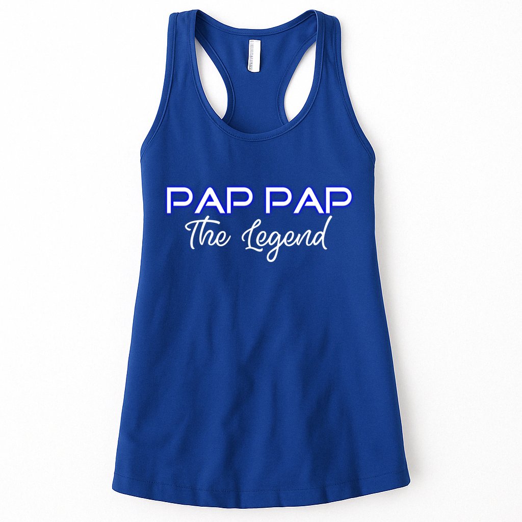Pap Pap The Legend Gramps Granddad American Grandpa Gift Womens Tank Top