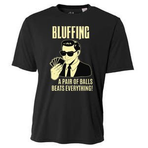 Poker Player Texas Hold'Em Night - Bluffing Funny Poker Cooling Performance Crew T-Shirt