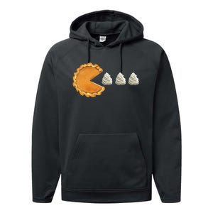 Pumpkin Pie Thanksgiving Day Funny Performance Fleece Hoodie