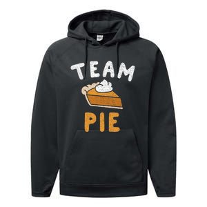 Pumpkin Pie Team Pie Day Thanksgiving Squad Group Performance Fleece Hoodie