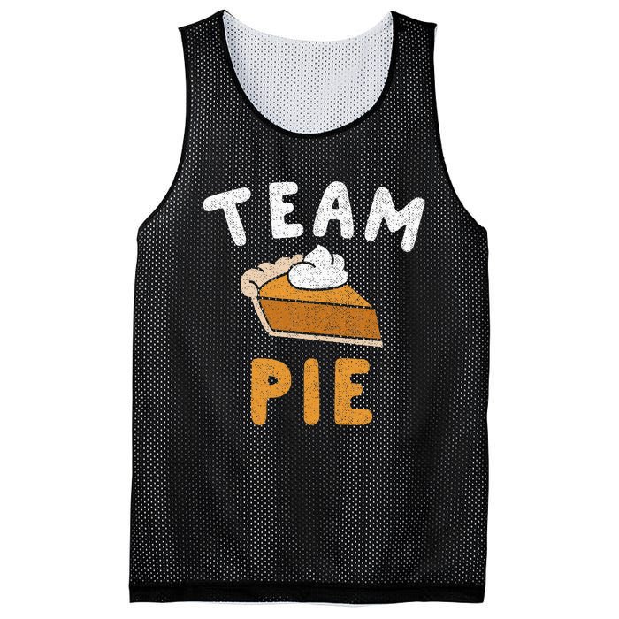 Pumpkin Pie Team Pie Day Thanksgiving Squad Group Mesh Reversible Basketball Jersey Tank