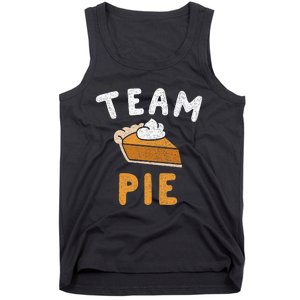 Pumpkin Pie Team Pie Day Thanksgiving Squad Group Tank Top