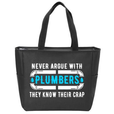 Plumber Plumbing Tools Zip Tote Bag