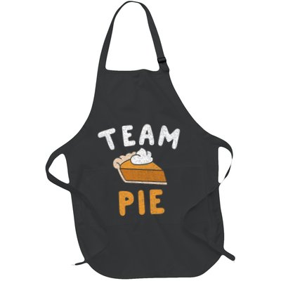 Pumpkin Pie Team Pie Day Thanksgiving Squad Group Full-Length Apron With Pockets