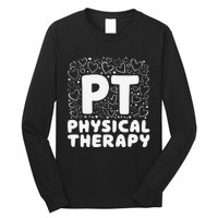 Pt Physical Therapy Heart Therapist Student Pediatric Long Sleeve Shirt