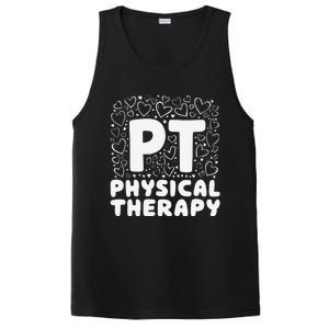 Pt Physical Therapy Heart Therapist Student Pediatric PosiCharge Competitor Tank