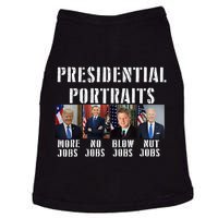 Presidential Portraits Trump More Jobs Obama No Jobs Bush Doggie Tank