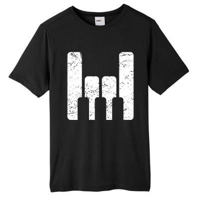 Piano Player Teacher Gift The Keyboard Rocks Tall Fusion ChromaSoft Performance T-Shirt