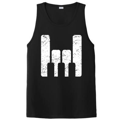 Piano Player Teacher Gift The Keyboard Rocks PosiCharge Competitor Tank