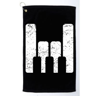 Piano Player Teacher Gift The Keyboard Rocks Platinum Collection Golf Towel