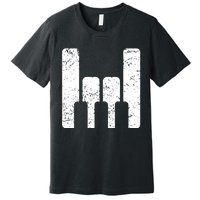 Piano Player Teacher Gift The Keyboard Rocks Premium T-Shirt