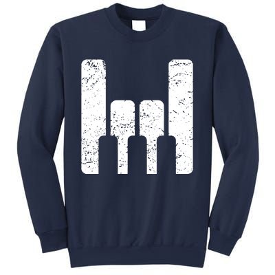 Piano Player Teacher Gift The Keyboard Rocks Sweatshirt