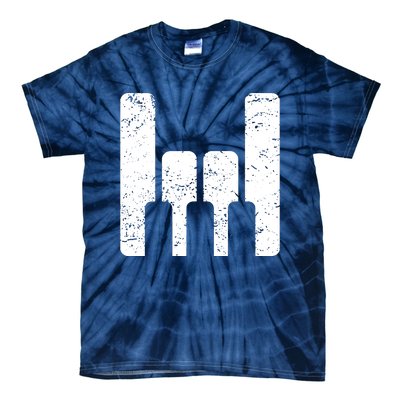 Piano Player Teacher Gift The Keyboard Rocks Tie-Dye T-Shirt