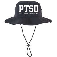PTSD Pretty Tired Of Stupid Democrats Funny Bucket Hat