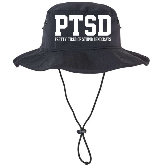 PTSD Pretty Tired Of Stupid Democrats Funny Bucket Hat