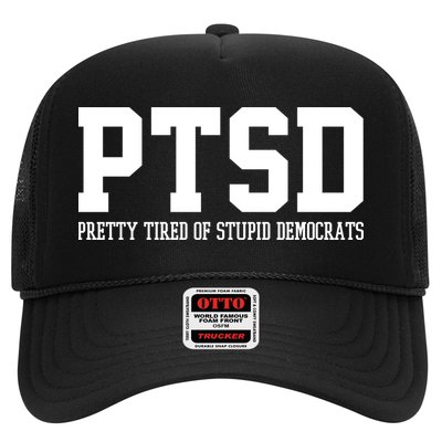 PTSD Pretty Tired Of Stupid Democrats Funny Trucker Hat