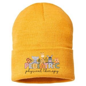 Pediatric Physical Therapy Therapist Pt Crew Safari Animals Sustainable Knit Beanie