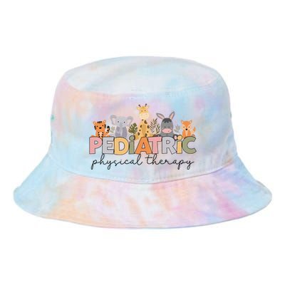 Pediatric Physical Therapy Therapist Pt Crew Safari Animals Tie Dye Newport Bucket Hat