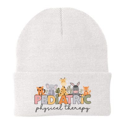 Pediatric Physical Therapy Therapist Pt Crew Safari Animals Knit Cap Winter Beanie