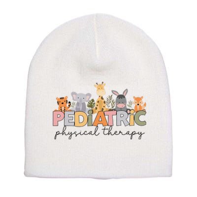 Pediatric Physical Therapy Therapist Pt Crew Safari Animals Short Acrylic Beanie