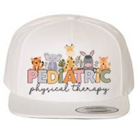 Pediatric Physical Therapy Therapist Pt Crew Safari Animals Wool Snapback Cap